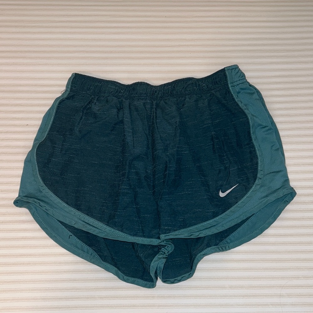 Nike Turquoise Dri-Fit Running Shorts size: Small